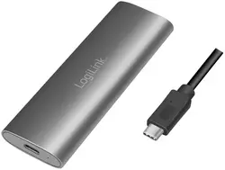 LogiLink Boîtier externe pour SSD M.2 NVMe PCIe & SATA, USB