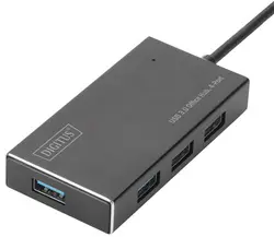 DIGITUS Hub USB 3.0 Super Speed, 4 ports, avec alimentation