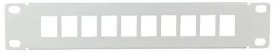 LogiLink Panneau de brassage keystone 10", gris clair