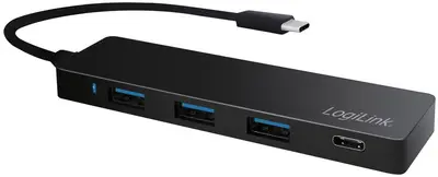 LogiLink Hub USB 3.0 plat avec connecteur USB-C 3.1 Gen1