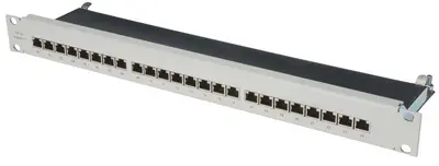 DIGITUS Panneau de brassage 19" Cat.6, classe E, 24 x RJ45