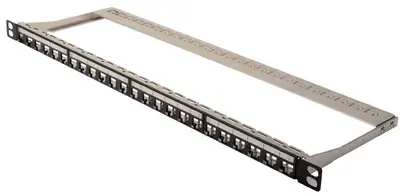 DIGITUS panneau de brassage modulaire 19" cat.6A, 24 ports,