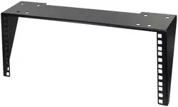 LogiLink Rack 19" pour montage sous table/mural, 4 U, noir