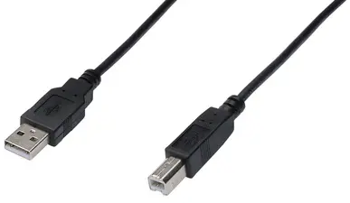 DIGITUS Câble de raccordement USB 2.0, USB-A - USB-B mâle