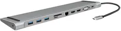 LogiLink Station d'accueil USB 3.2 (Gen 1), USB-C, 11 ports