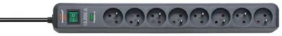 brennenstuhl Prolongateur multiprise "Eco-Line", 8 prises