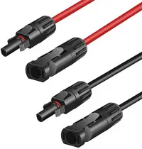 LogiLink Set de rallonges pour panneau solaire, 3,0 m