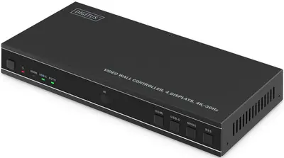 DIGITUS Contrôleur de mur vidéo 4K HDMI, noir