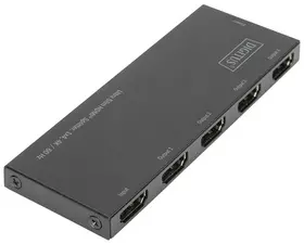 DIGITUS Répartiteur HDMI extra-plat, 1x4, 4K/60 Hz, noir