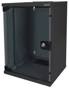 DIGITUS Coffret mural 10", 9 U, (L)312 x (P)300 mm, noir