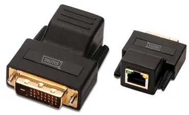 DIGITUS Amplificateur de signal DVI via Cat.5, jusqu'à 70 m