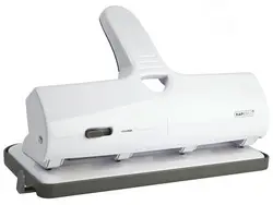 RAPESCO Perforateur quatre trous ALU 40, 40 feuilles, blanc