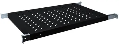 DIGITUS étagère 19", 1 U, profondeur: 700 mm, noir