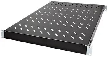 LogiLink 19" Fachboden, 1 HE, verstellbar, (T)350 mm,schwarz