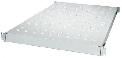 LogiLink 19" Fachboden, 1 HE, verstellbar, (T)570 mm, grau