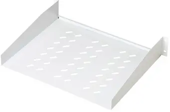 DIGITUS étagère 19", 2 U, montage fixe, profondeur: 370 mm