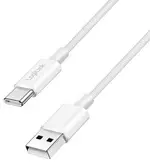 LogiLink Câble USB 2.0, USB-A - USB-C, 1,5 m, blanc