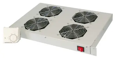 DIGITUS Unité de ventilation 19", 1U, 4x ventilateurs 120mm