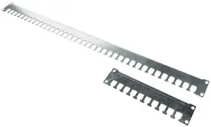 DIGITUS Rail de serre-câble 19", 1.000 mm, argent