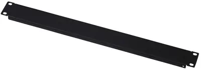 DIGITUS plaque de recouvrement 19", 1 U, (RAL 9005), noir