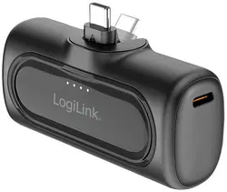 LogiLink Powerbank, 5.000 mAh, 2x USB-C, noir