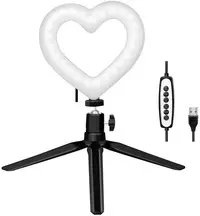 LogiLink Trépied LED avec coeur avec contrôle de l'éclairage