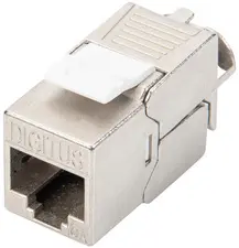DIGITUS Module Keystone cat.6A, blindé, gris