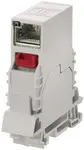 Telegärtner Connecteur pour rail STX, + femelle RJ45