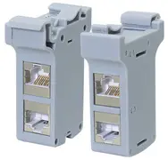 LogiLink Adaptateur pour rail DIN avec 2 coupleurs cat.6A