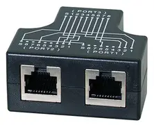 LogiLink RJ45 Anschlussdoppler, 2x 10/100 BaseT