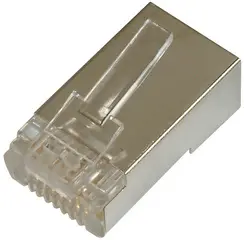 DIGITUS Connecteur RJ45 mâle pour câble rond, cat. 5e