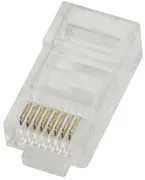 LogiLink Connecteur mâle RJ45 pour câble rond, Cat.5e,