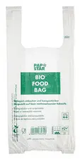 PAPSTAR Sac en plastique, en film bio, transparent