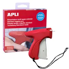 APLI Pistolet textile à aiguille standard, rouge/blanc