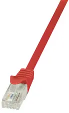 LogiLink Câble patch EconLine, Cat. 6, U/UTP, 3 m, rouge