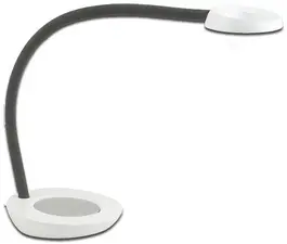PAPERFLOW Lampe de table à LED TOBY, socle, blanc