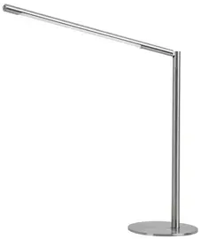 Hansa Lampe de bureau à LED "Aura", avec socle, argent