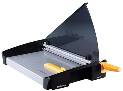Fellowes Cisaille à levier Plasma, A4, noir/jaune