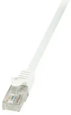 LogiLink Câble patch EconLine, Cat. 6, U/UTP, 0,5 m, blanc