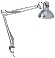 MAUL Lampe de bureau MAULstudy chrome, sans ampoule