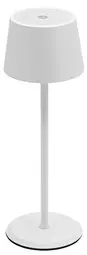 Securit Lampe de table LED rechargeable MONTE CARLO, blanc