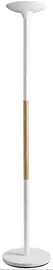 UNiLUX Lampadaire à LED PRYSKA, dimmable, hêtre/blanc