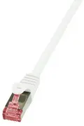 LogiLink Câble patch, Cat. 6, S/FTP, 10,0 m, blanc