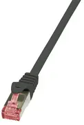 LogiLink Câble patch, Cat. 6, S/FTP, 10,0 m, noir