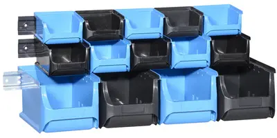 allit Jeu de bacs à bec ProfiPlus 1+2+3/17, bleu/noir