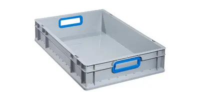 allit Bac de rangement ProfiPlus EuroBox 612, gris/bleu