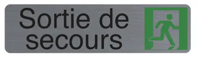EXACOMPTA Plaque de signalisation "Sortie de secours