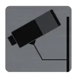 EXACOMPTA Plaque de signalisation "Surveillance caméra
