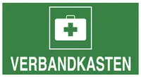 EXACOMPTA Hinweisschild "Verbandkasten", grün/weiß