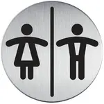DURABLE Pictogramme "WC Femmes & Hommes", diamètre: 83 mm